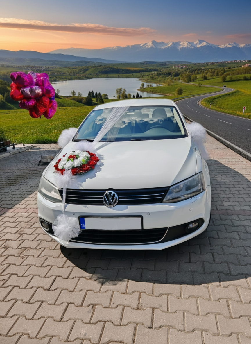 Gelin Arabası Çiçek Modelleri 5
