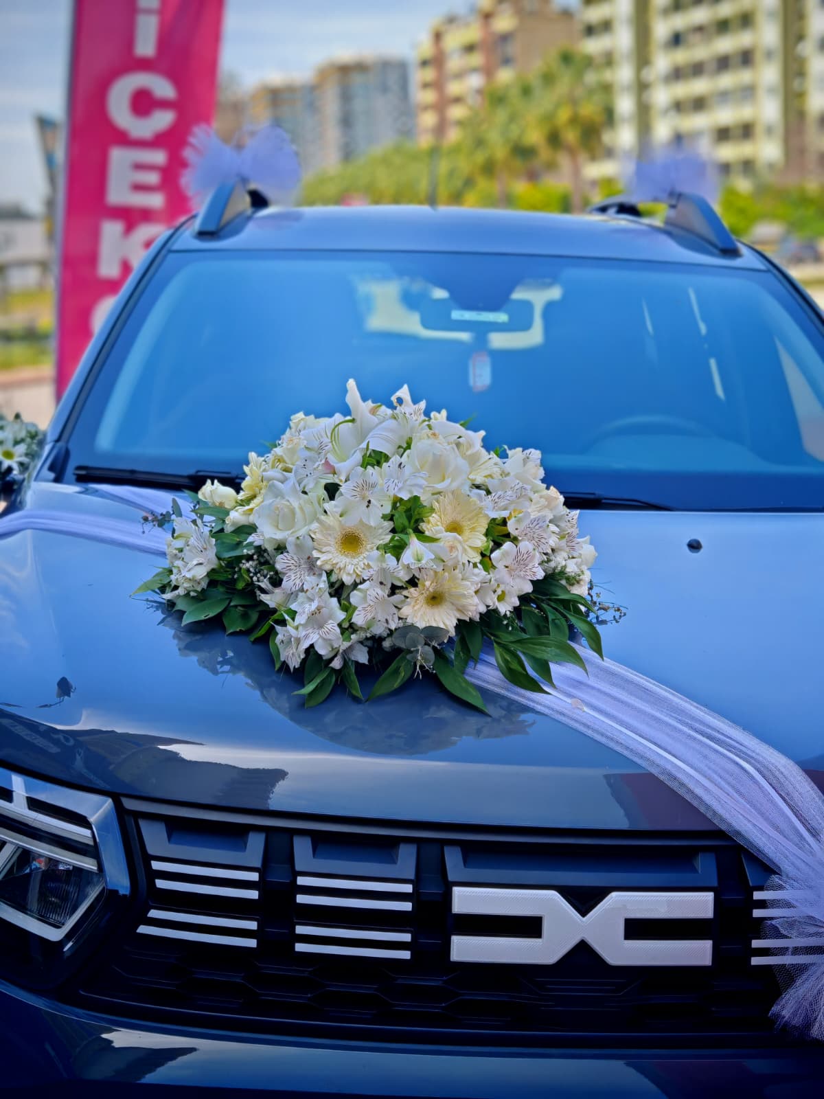 Gelin Arabası Çiçek Modelleri 9